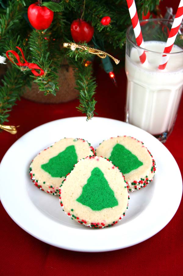 Slice n’ Bake Christmas Tree Cookies #Christmas #cookie #recipes #trendypins