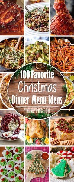 100 Favorite Christmas Dinner Menu Ideas | Trendy Pins