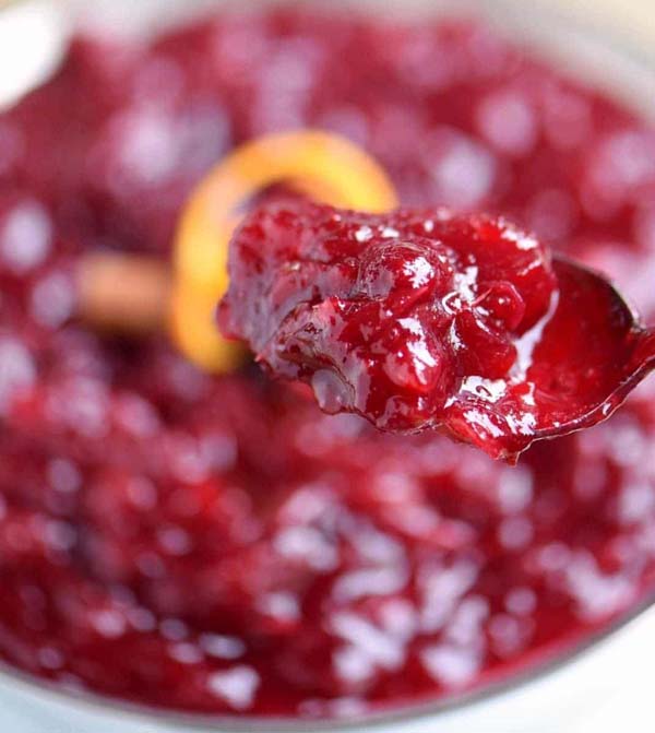 Best Ever Cranberry Sauce #Christmas #recipes #dinner #trendypins