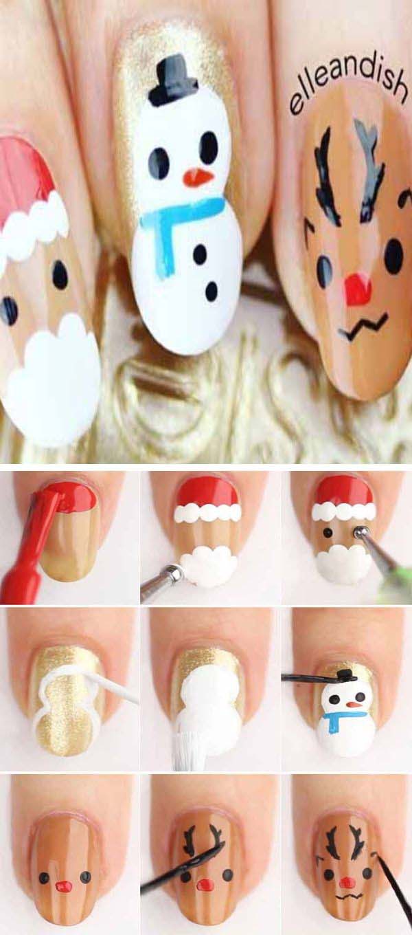Charming Christmas Nails #Christmas #nails #tutorials #trendypins