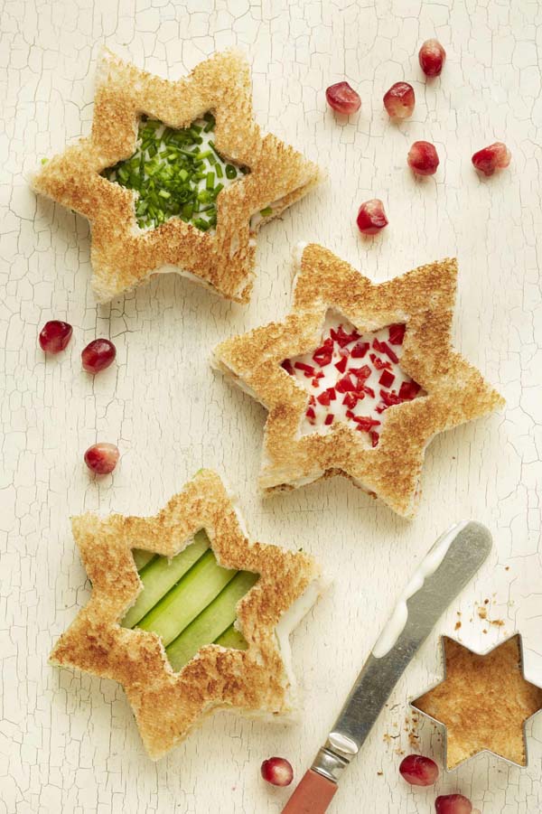 Christmas Star Sandwiches