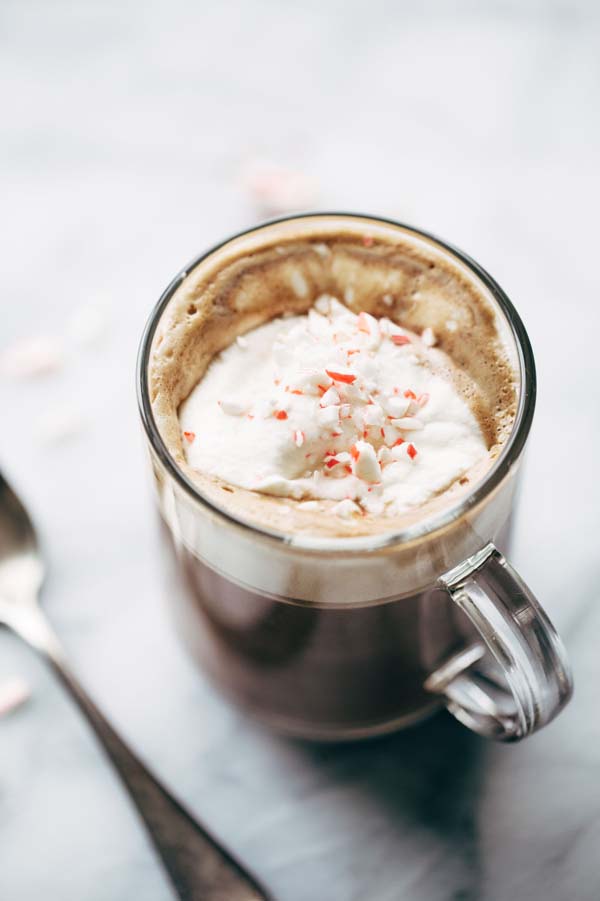 Peppermint Mocha Latte #Christmas #recipes #dinner #trendypins