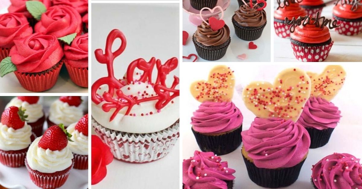 50 Valentines Day Cupcakes