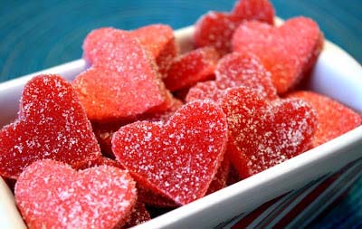 Homemade Heart Gumdrops #Valentine's Day #recipes #treats #trendypins