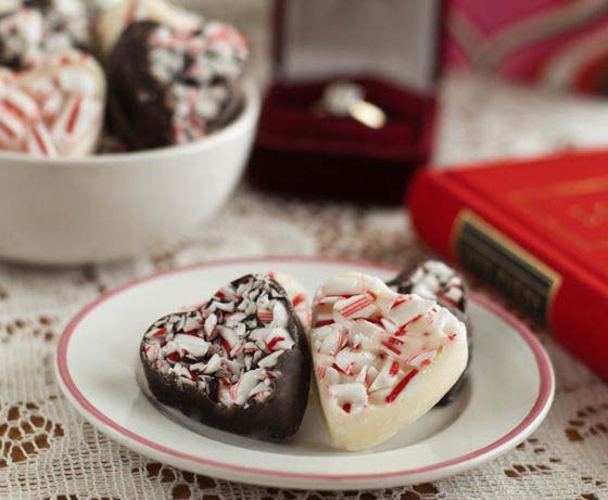 Peppermint Hearts #Valentine's Day #recipes #treats #trendypins