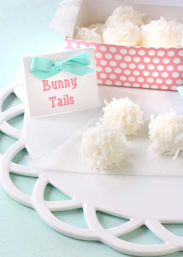 Bunny Tail Treats #Easter #treats #recipes #trendypins