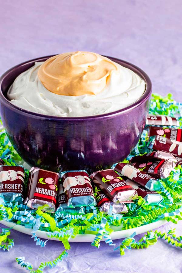 Cadbury Creme Eggs Dip#Easter #appetizers #recipes #trendypins