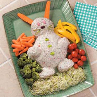 Easter Bunny Cheese Spread#Easter #appetizers #recipes #trendypins