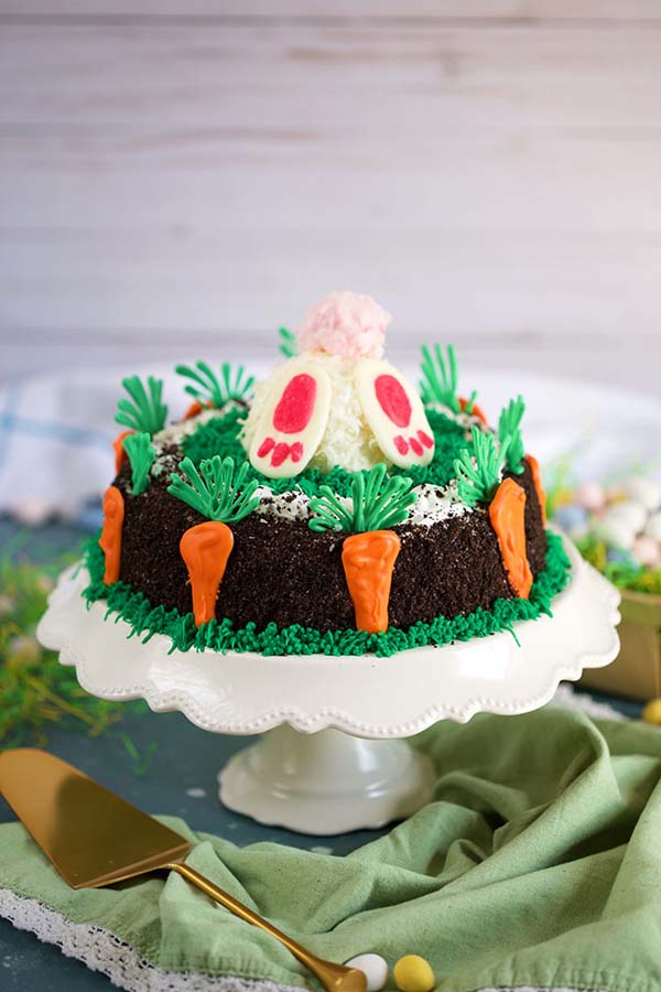 Easter Bunny Oreo Ice Cream Cake #Easter #cakes #recipes #trendypins