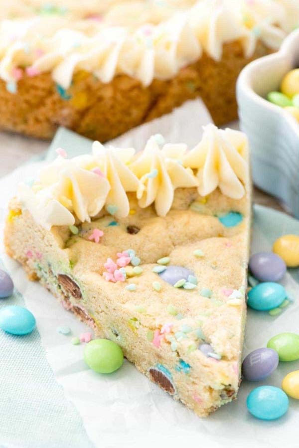 Easter Cookie Cake #Easter #cakes #recipes #trendypins