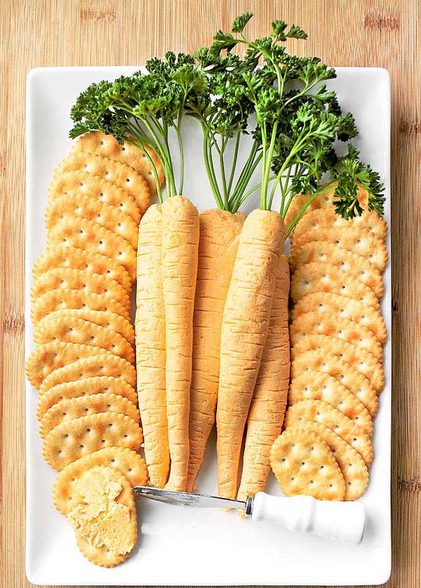 Easy Cheese Carrots#Easter #appetizers #recipes #trendypins