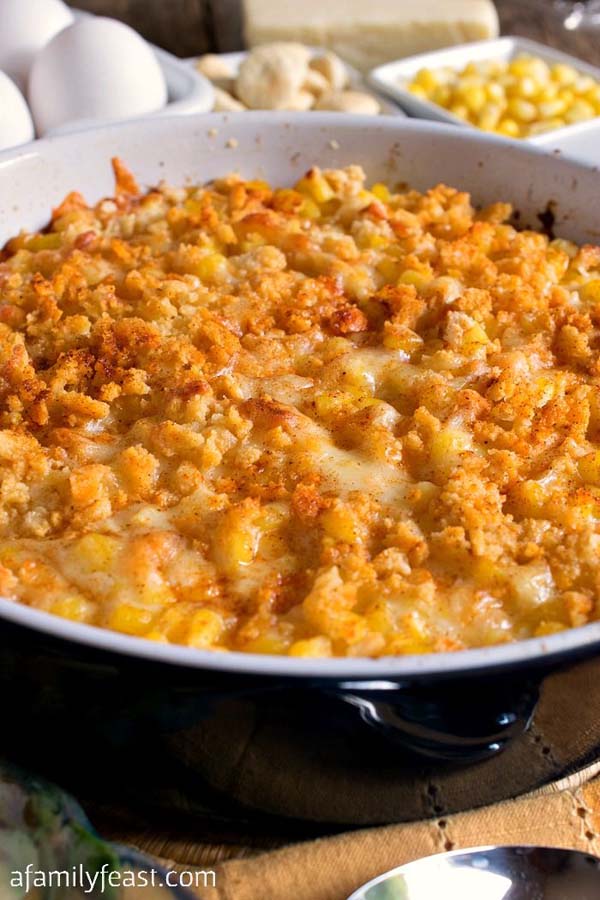 Nantucket Corn Pudding #Easter #dinner #recipes #trendypins