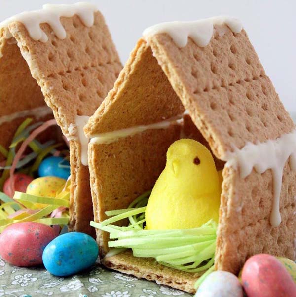 Peep Houses #Easter #treats #recipes #trendypins