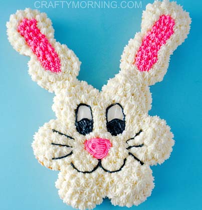 Pull Apart Easter Bunny Cupcakes #Easter #desserts #recipes #trendypins