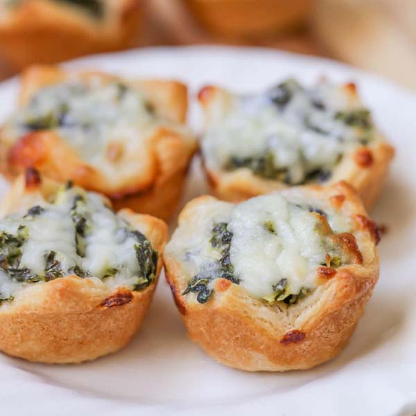 Spinach Dip Bites #Easter #dinner #recipes #trendypins