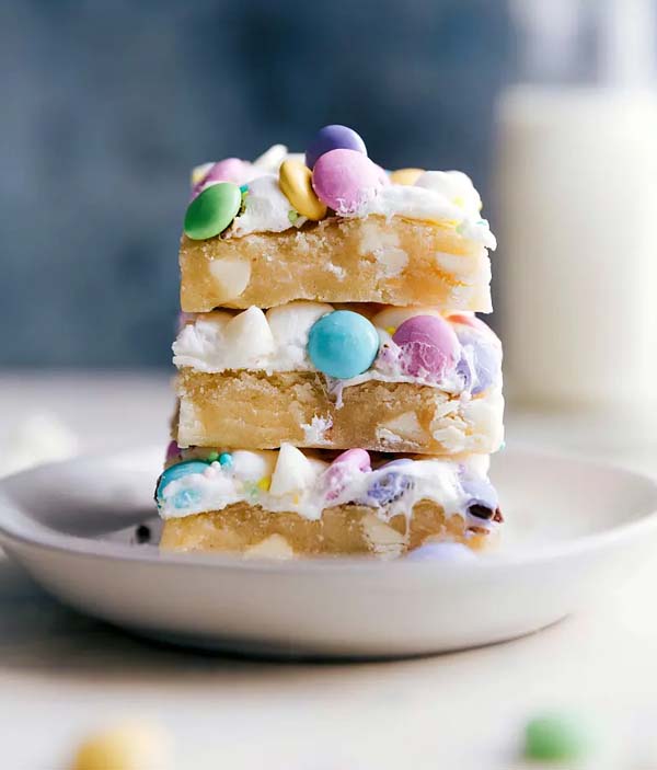 Spring Confetti Bars #Easter #desserts #recipes #trendypins