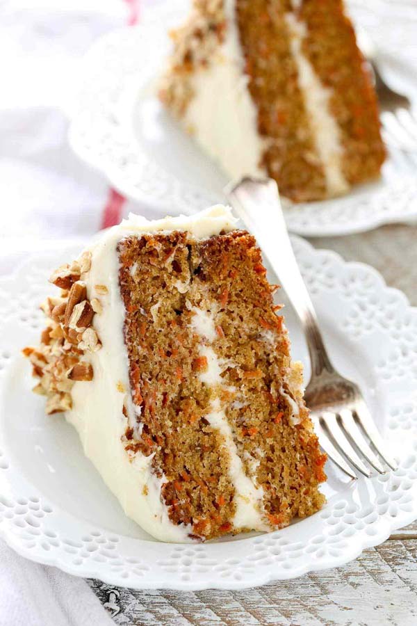 The BEST Carrot Cake #Easter #dinner #recipes #trendypins