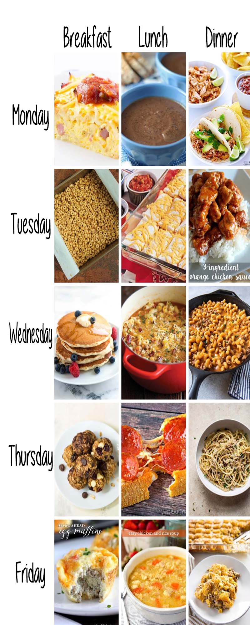 2nd Week Pantry Meal Plan #meal #pantry #plan #trendypins