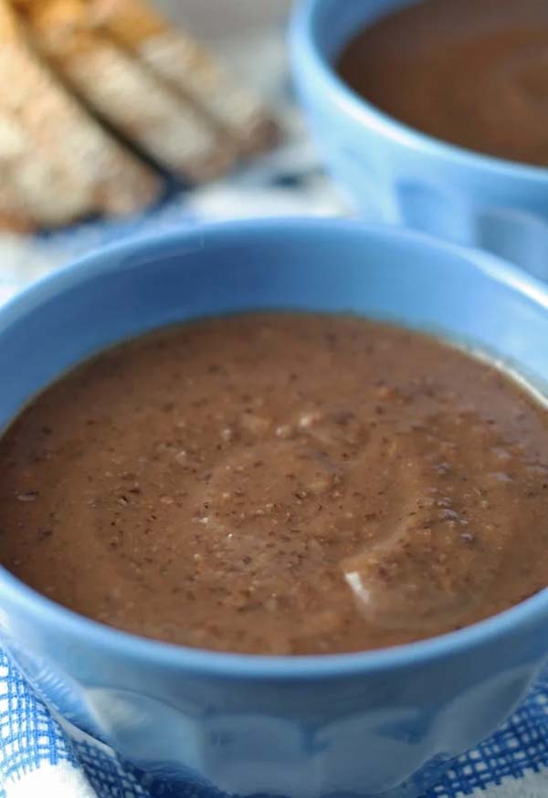 3 Ingredient Black Bean Soup #meal #pantry #plan #trendypins