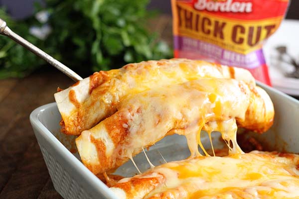 5 Ingredient Beef Enchiladas #meal #pantry #plan #trendypins