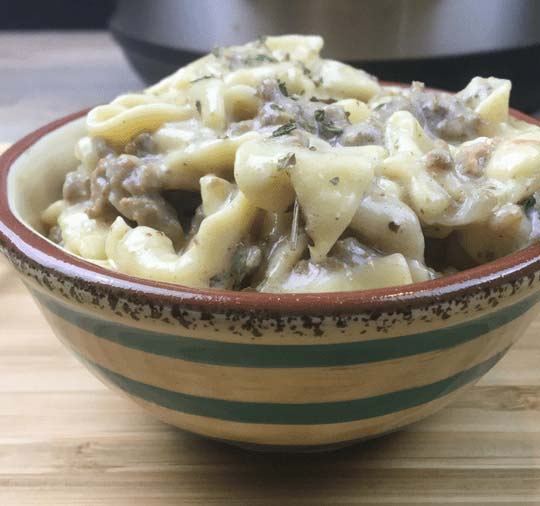 Beef Stroganoff (Freezer to Crockpot Meal) #meal #freezer #recipes #trendypins