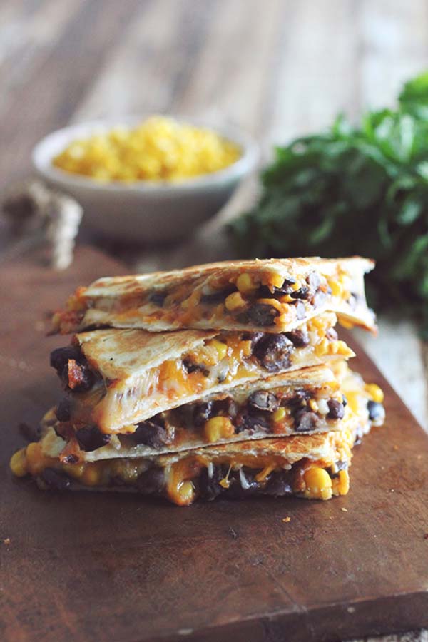 Black Bean And Corn Quesadillas #meal #pantry #plan #trendypins