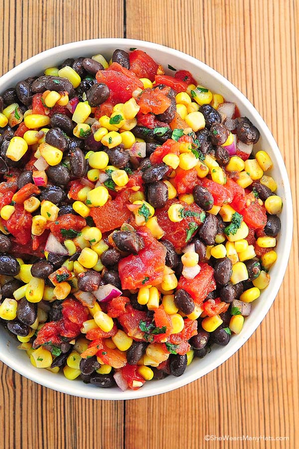 Black Bean and Corn Salsa #pantry #staple #recipes #trendypins