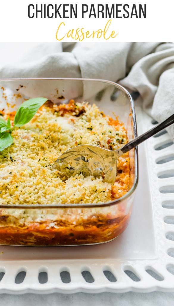 Chicken Parmesan Casserole Recipe #meal #freezer #recipes #trendypins