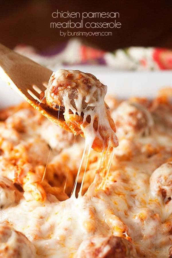 Chicken Parmesan Casserole #meal #freezer #recipes #trendypins