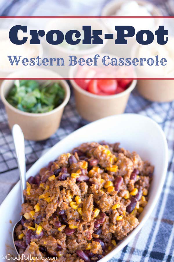 Crock Pot Western Beef Casserole #meal #freezer #recipes #trendypins