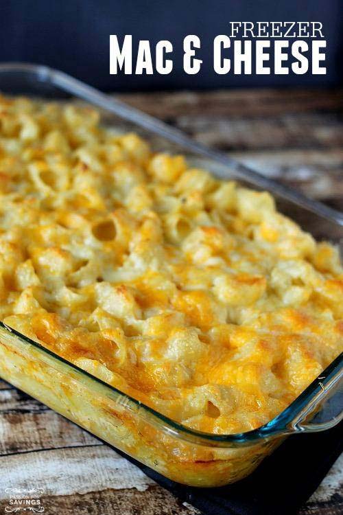 Easy Freezer Mac & Cheese #meal #freezer #recipes #trendypins