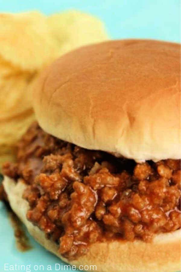 Easy Sloppy Joes #meal #pantry #plan #trendypins