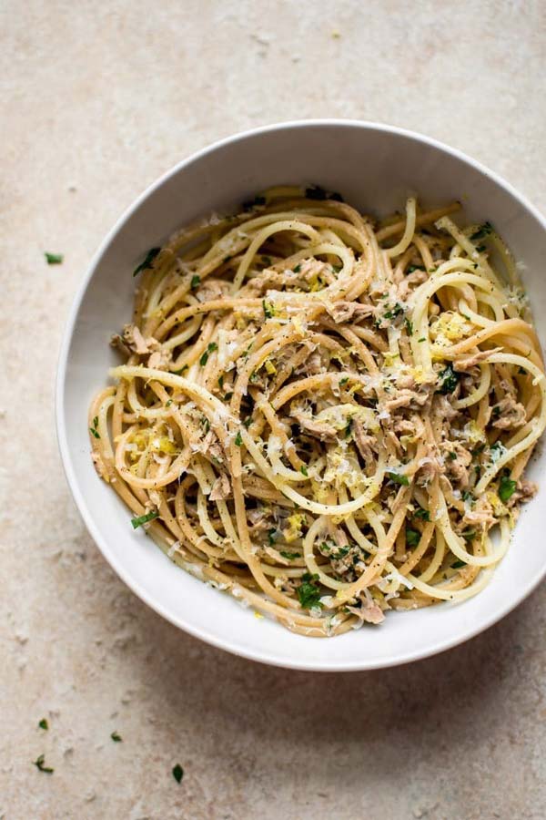 Easy Tuna Pasta #meal #pantry #plan #trendypins