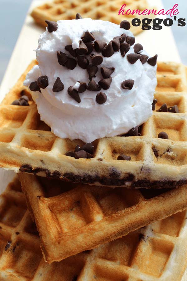 Homemade Eggo Waffles #meal #freezer #recipes #trendypins