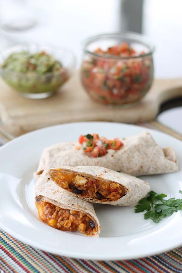 On-the-Go Chicken Burritos #meal #freezer #recipes #trendypins