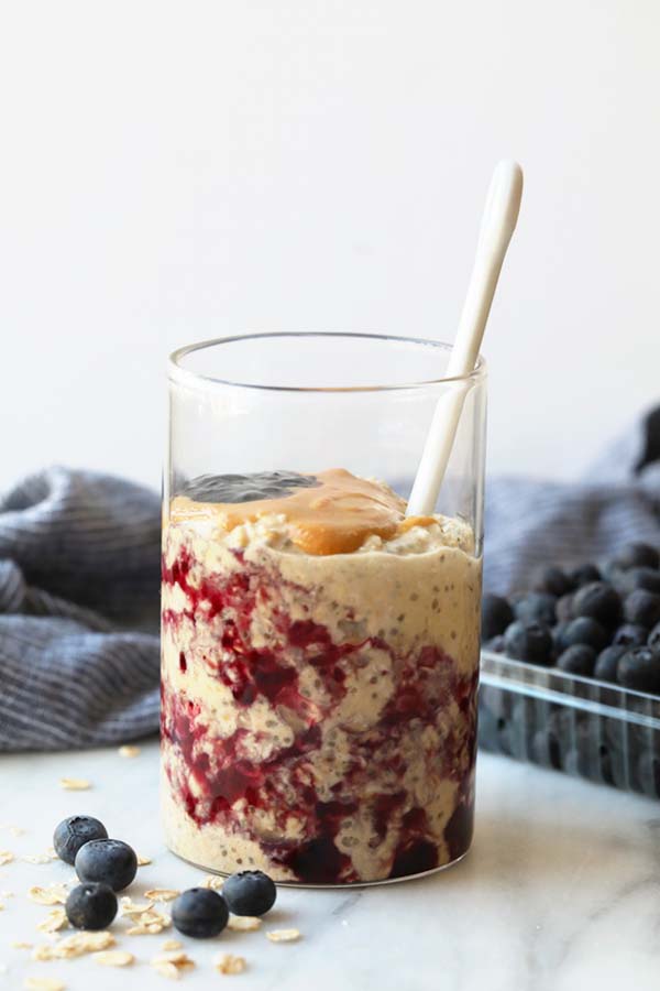 Pb And J Overnight Oats #meal #pantry #plan #trendypins