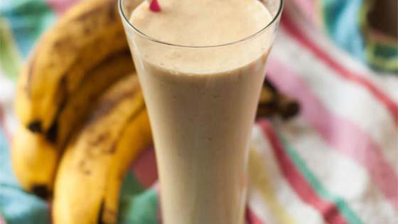 Peanut Butter Banana Smoothie #pantry #staple #recipes #trendypins