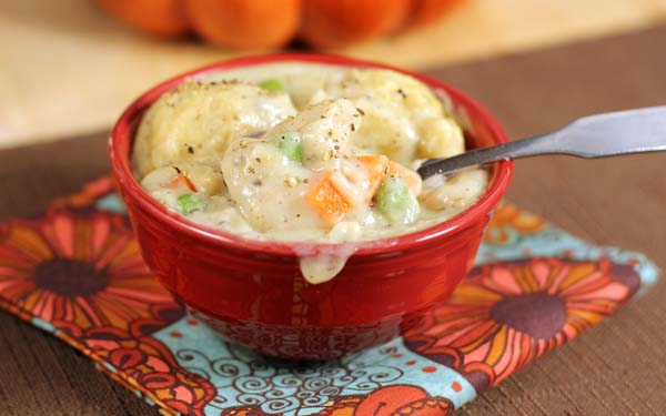 Shortcut Chicken and Dumplings #meal #freezer #recipes #trendypins