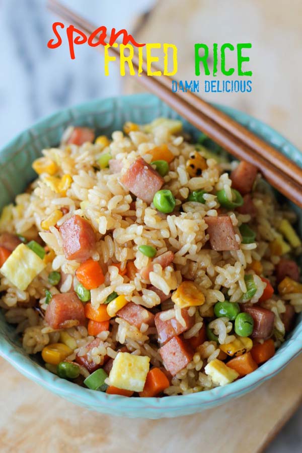 Spam Fried Rice #meal #pantry #plan #trendypins