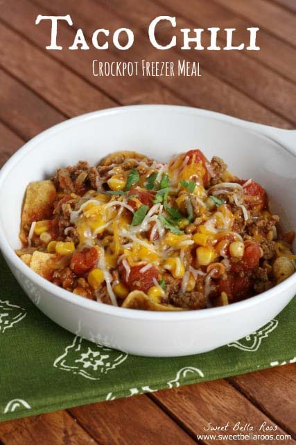 Taco Chili #meal #freezer #recipes #trendypins