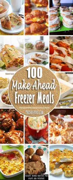 100 Make Ahead Freezer Meals | Trendy Pins