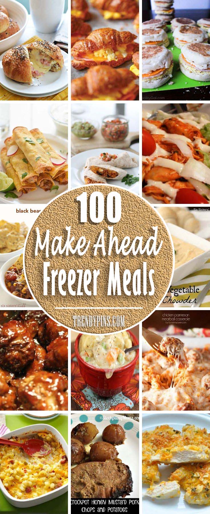 It is time to use your imagination. When you're at the right mood, make big batches of recipes that freeze well, and stow away leftovers for lazier nights. #meal #freezer #recipes #trendypins