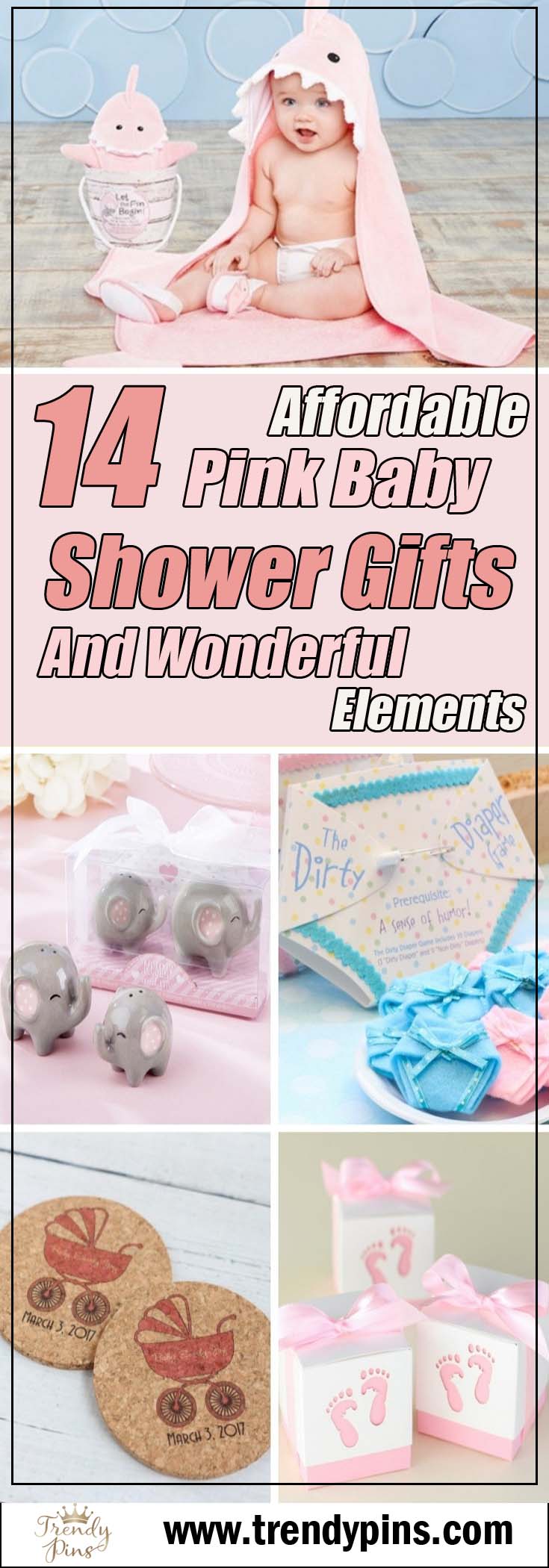 14 Affordable Pink Baby Shower Gifts And Wonderful Elements