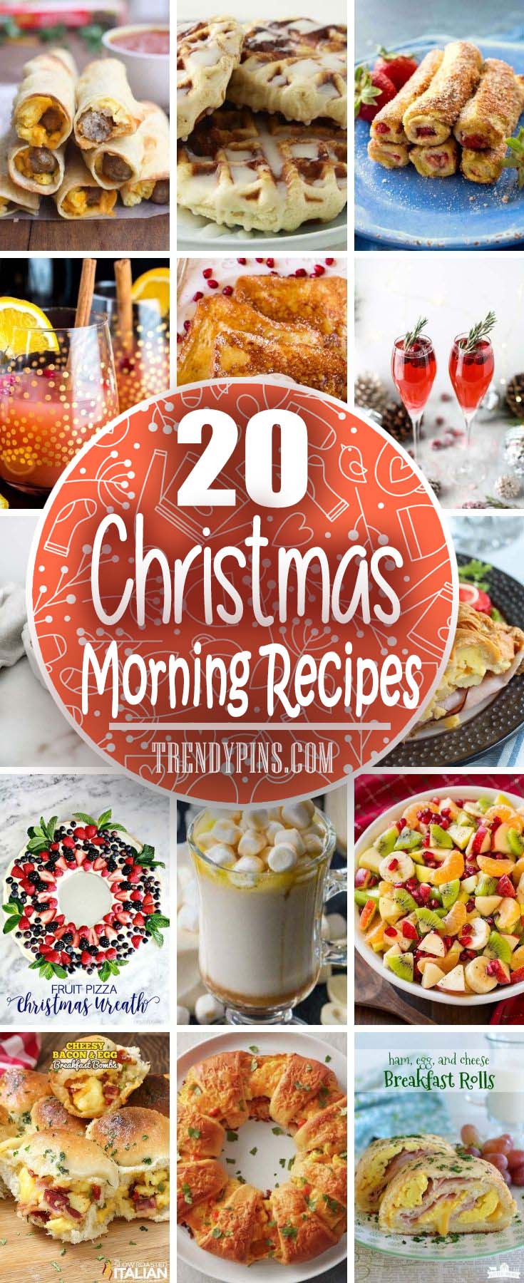 20 Christmas Morning Recipes #Christmas #breakfast #sandwiches #trendypins