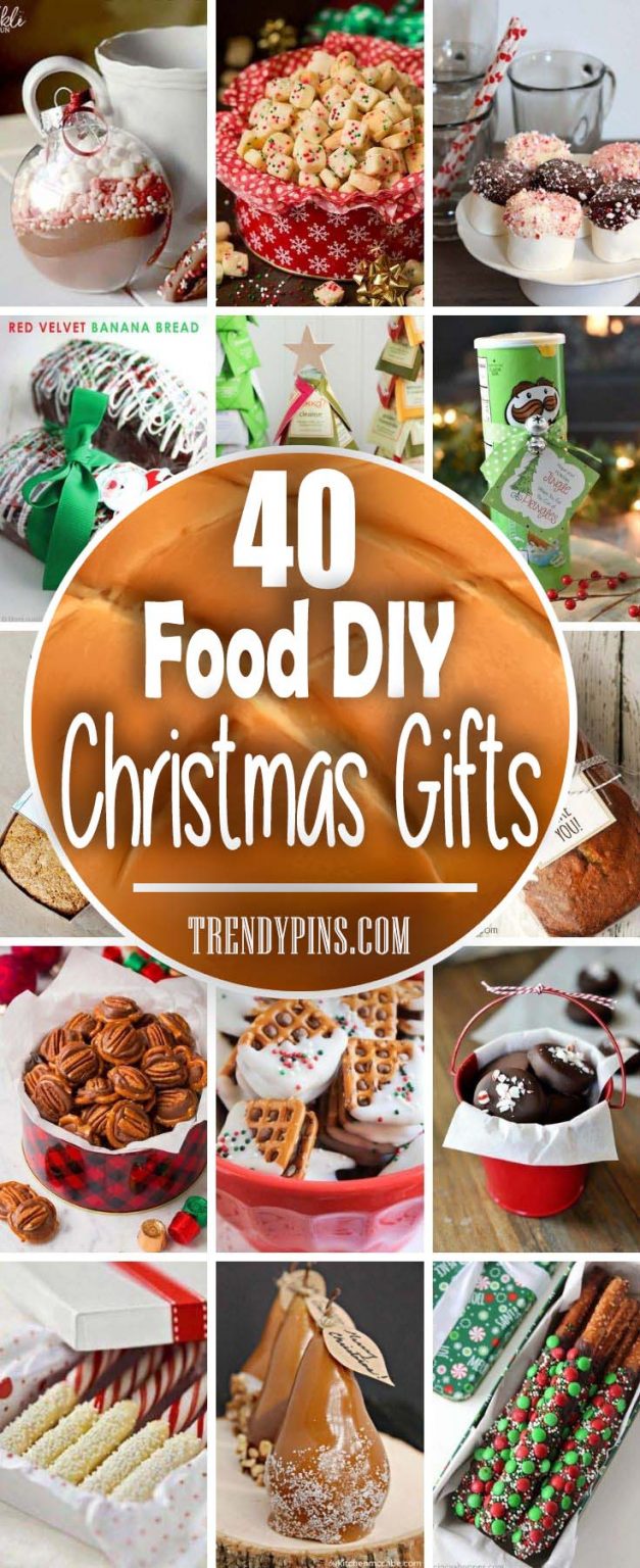 40 Food DIY Christmas Gifts | Trendy Pins