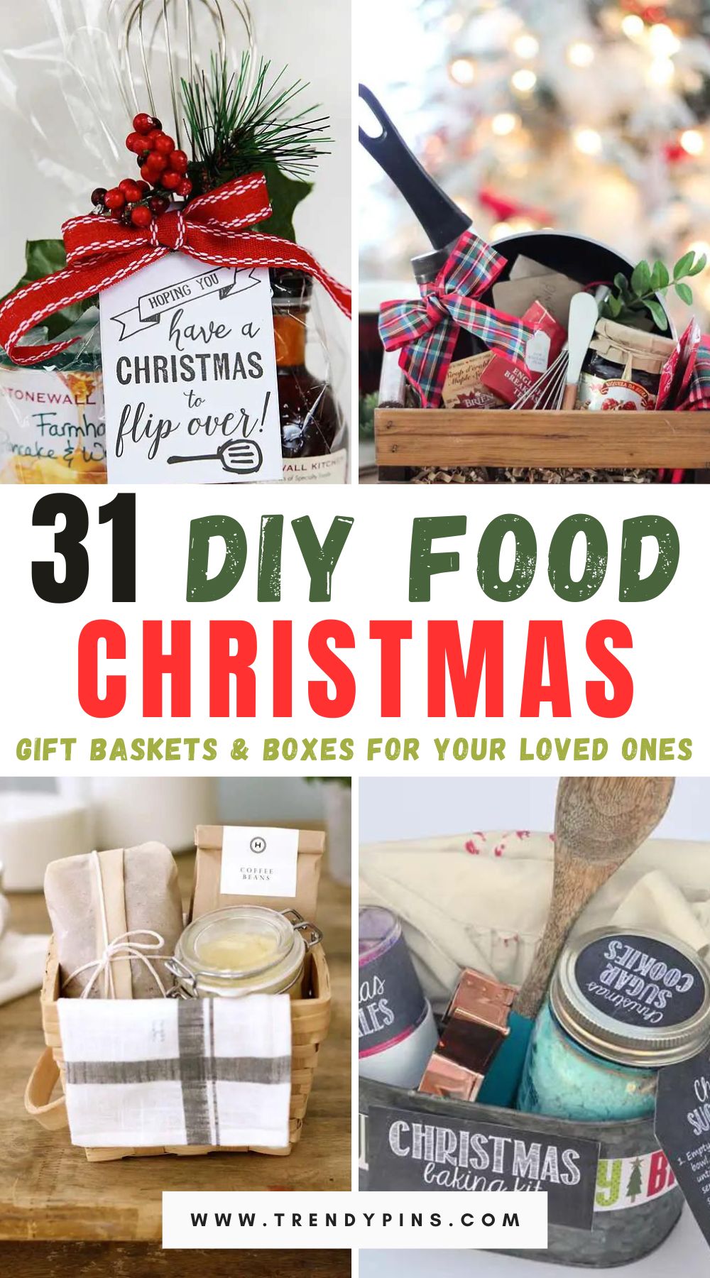 30 Food Christmas Gift Baskets & Boxes