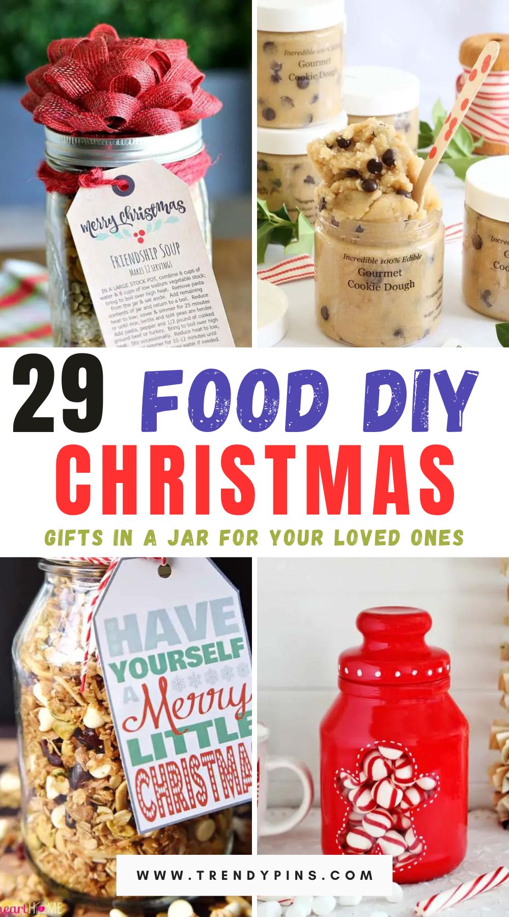 Food DIY Christmas Gifts in a Jar