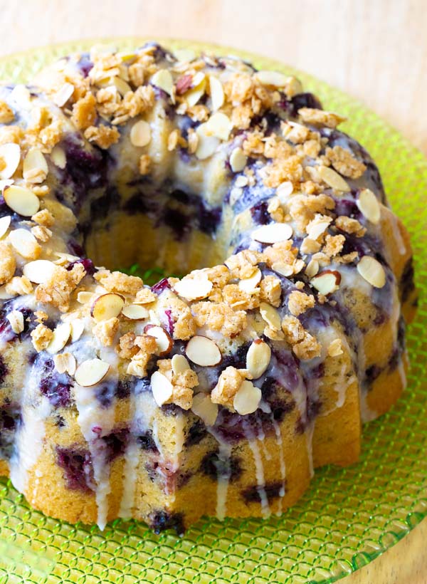 Blueberry Muffin Cake #Christmas #breakfast #recipes #trendypins