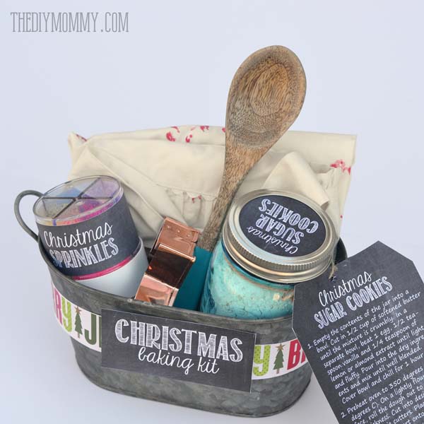 Christmas Baking Kit (& 5 Other Themed Gift Basket ideas) #Christmas #food #gifts #trendypins