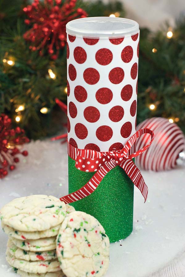 Christmas Cookie Cans #Christmas #food #gifts #trendypins